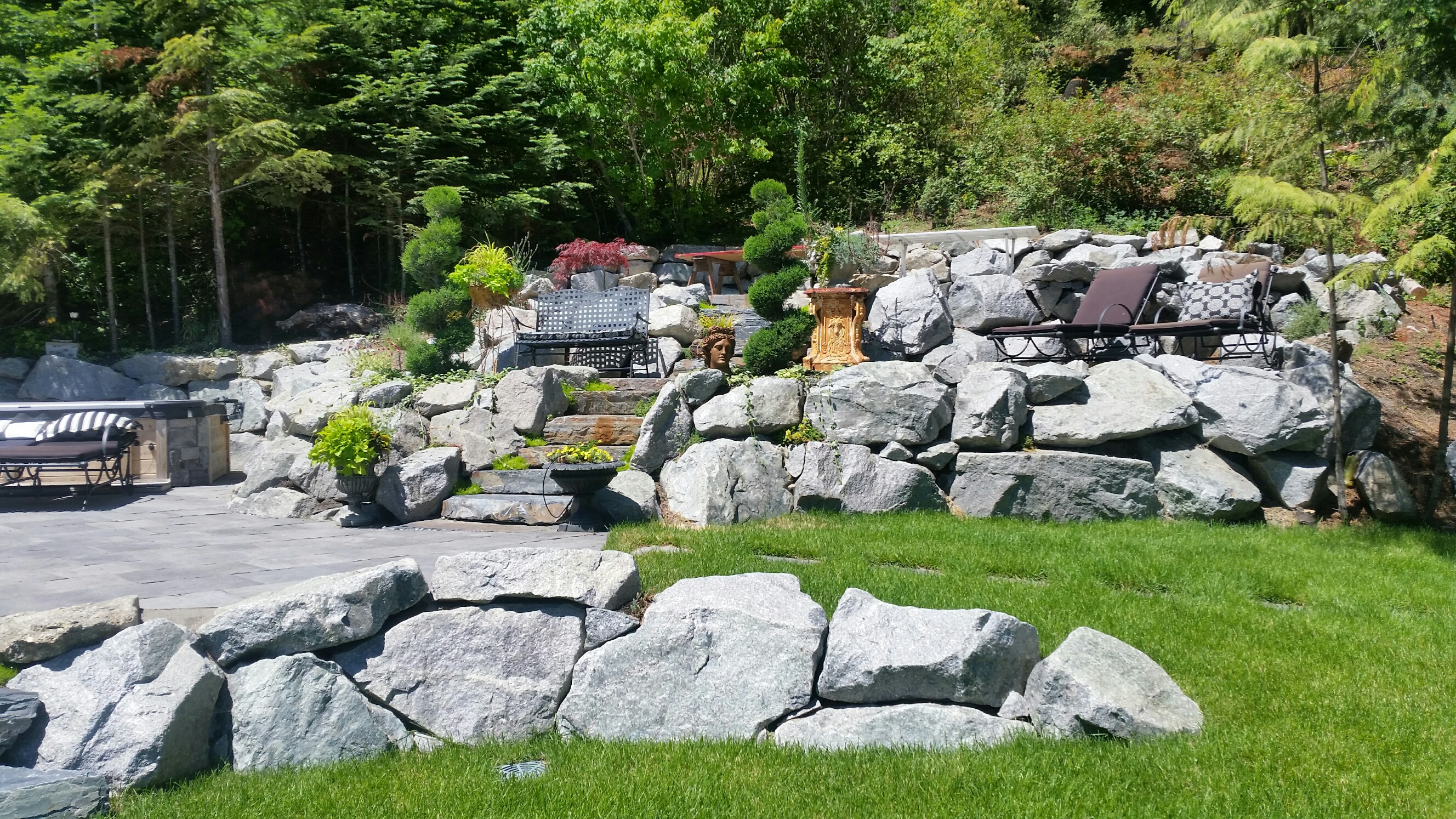 Boulder Retaining Walls