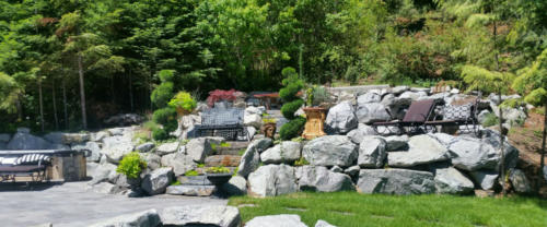 Boulder Retaining Walls