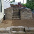 Concrete Retaining Wall with levels